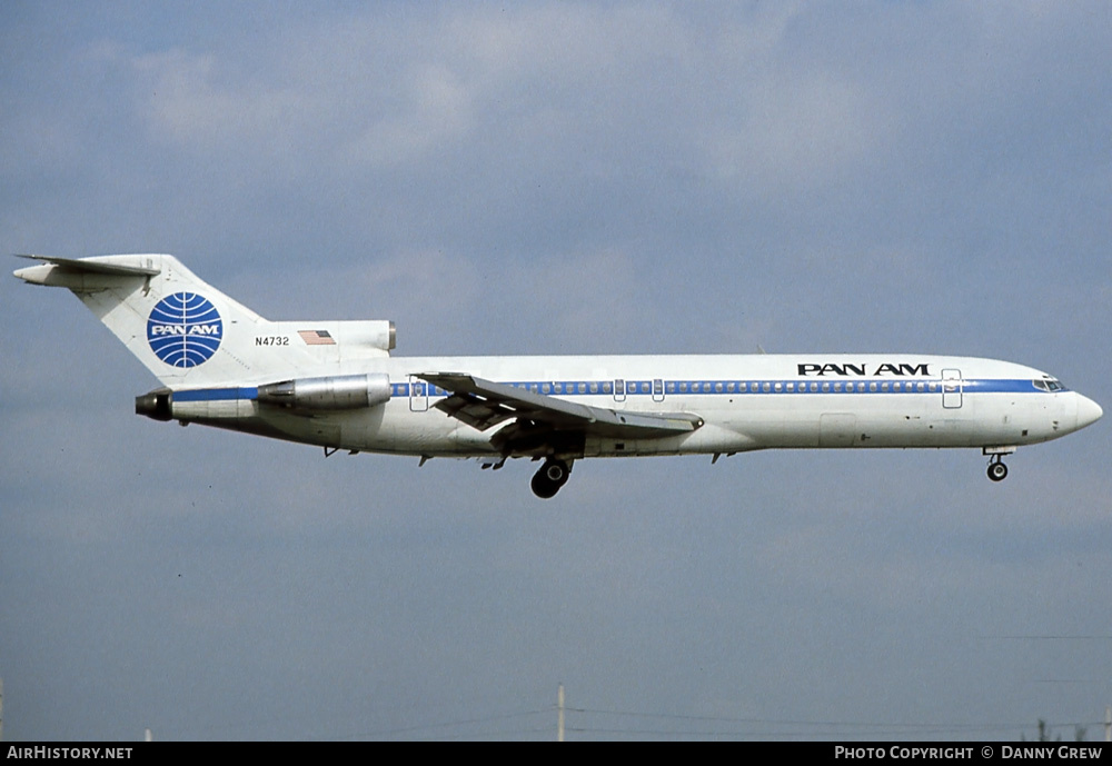 Aircraft Photo of N4732 | Boeing 727-235 | Pan American World Airways - Pan Am | AirHistory.net #250332
