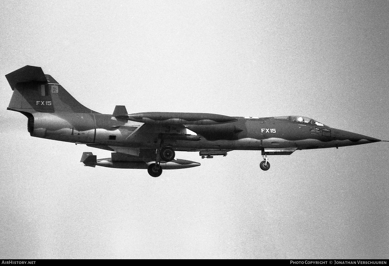 Aircraft Photo of FX15 | Lockheed F-104G Starfighter | Belgium - Air Force | AirHistory.net #250350