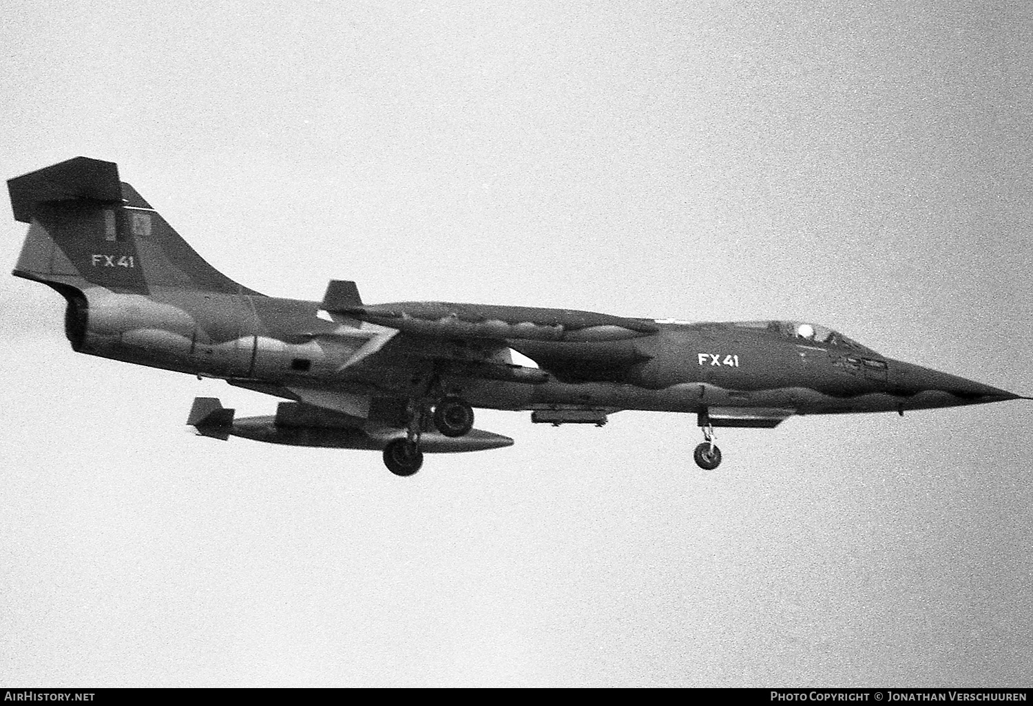 Aircraft Photo of FX41 | Lockheed F-104G Starfighter | Belgium - Air Force | AirHistory.net #250353