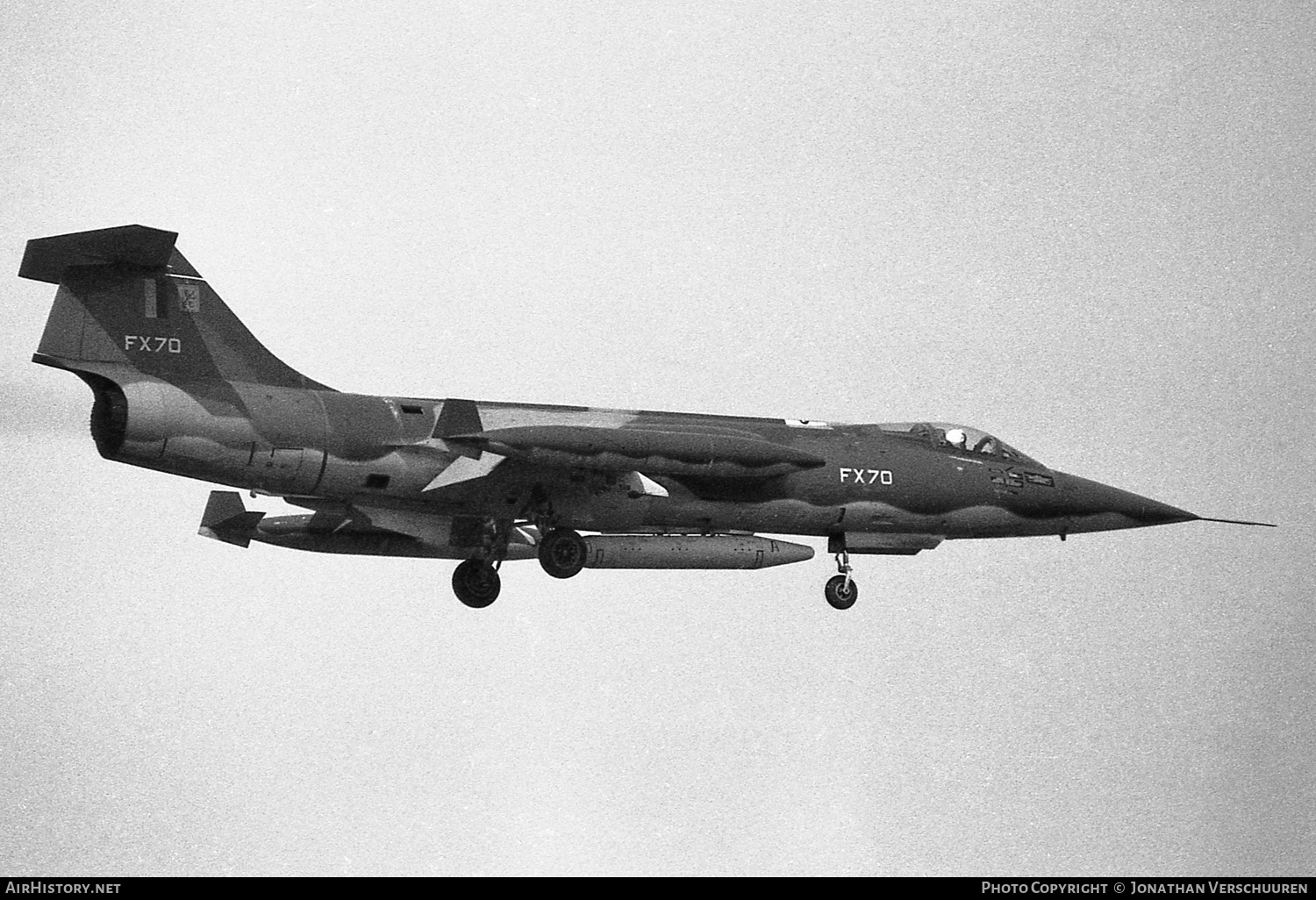 Aircraft Photo of FX70 | Lockheed F-104G Starfighter | Belgium - Air Force | AirHistory.net #250354