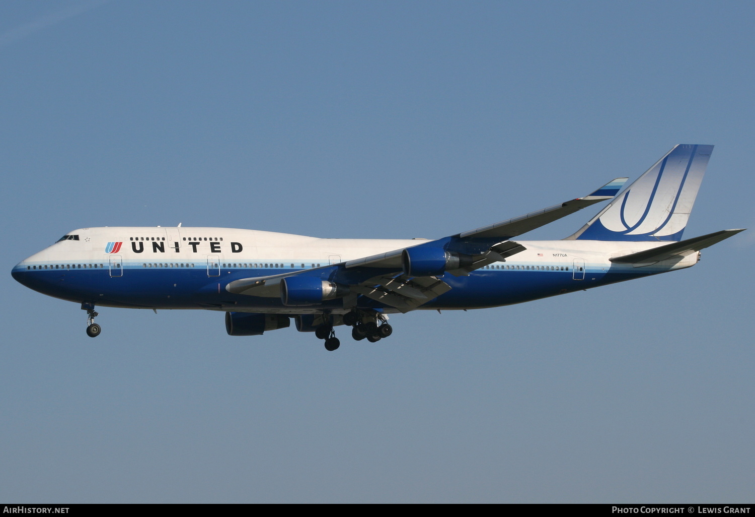 Aircraft Photo of N177UA | Boeing 747-422 | United Airlines | AirHistory.net #250361