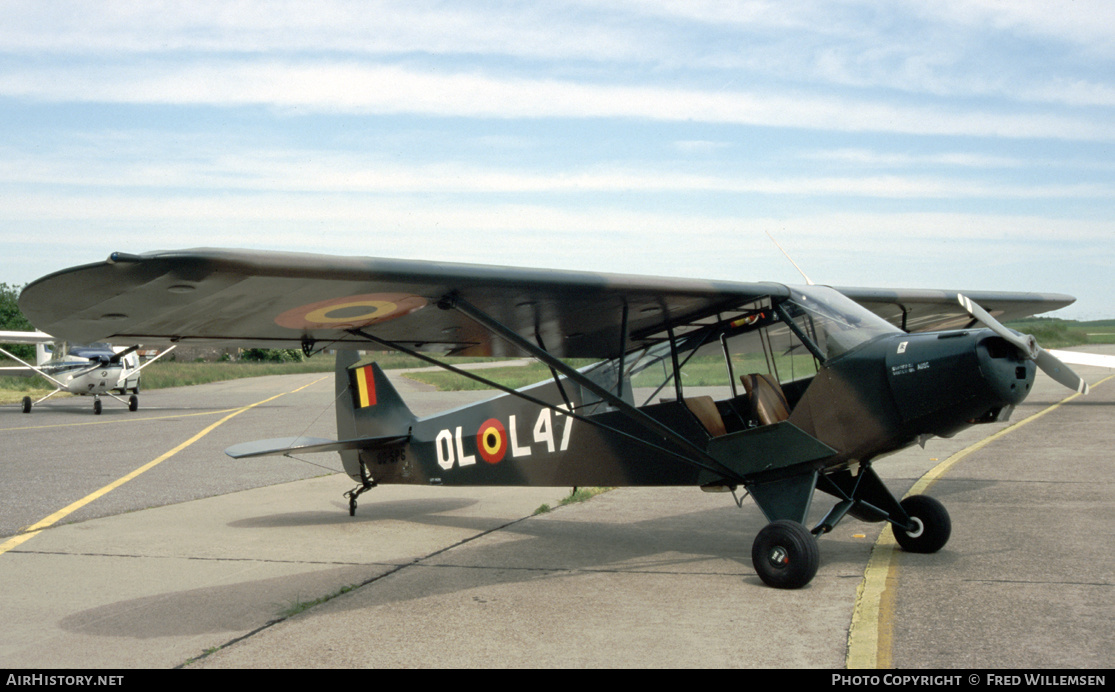 Aircraft Photo of OO-SPG / OL-L47 | Piper L-18C Super Cub | Belgium - Army | AirHistory.net #250364