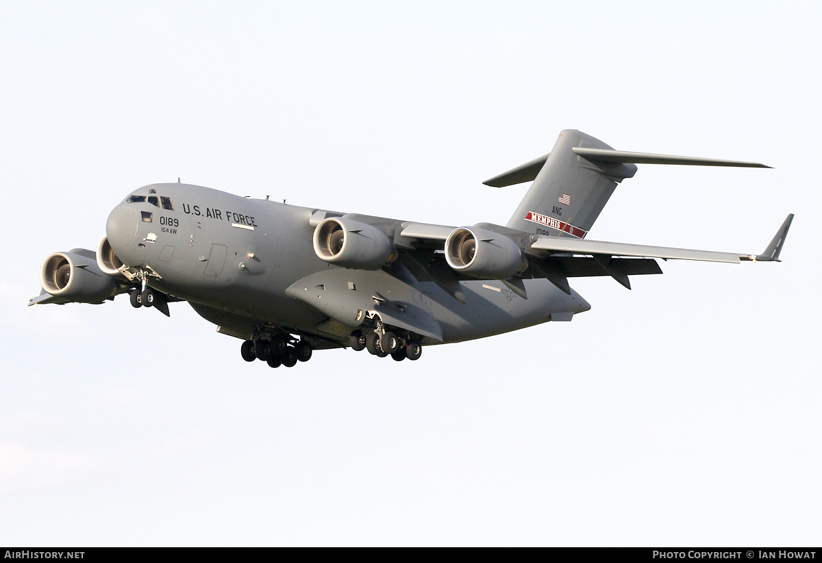 Aircraft Photo of 01-0189 / 10189 | Boeing C-17A Globemaster III | USA - Air Force | AirHistory.net #250379