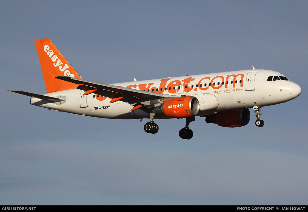 Aircraft Photo of G-EZMH | Airbus A319-111 | EasyJet | AirHistory.net #250382