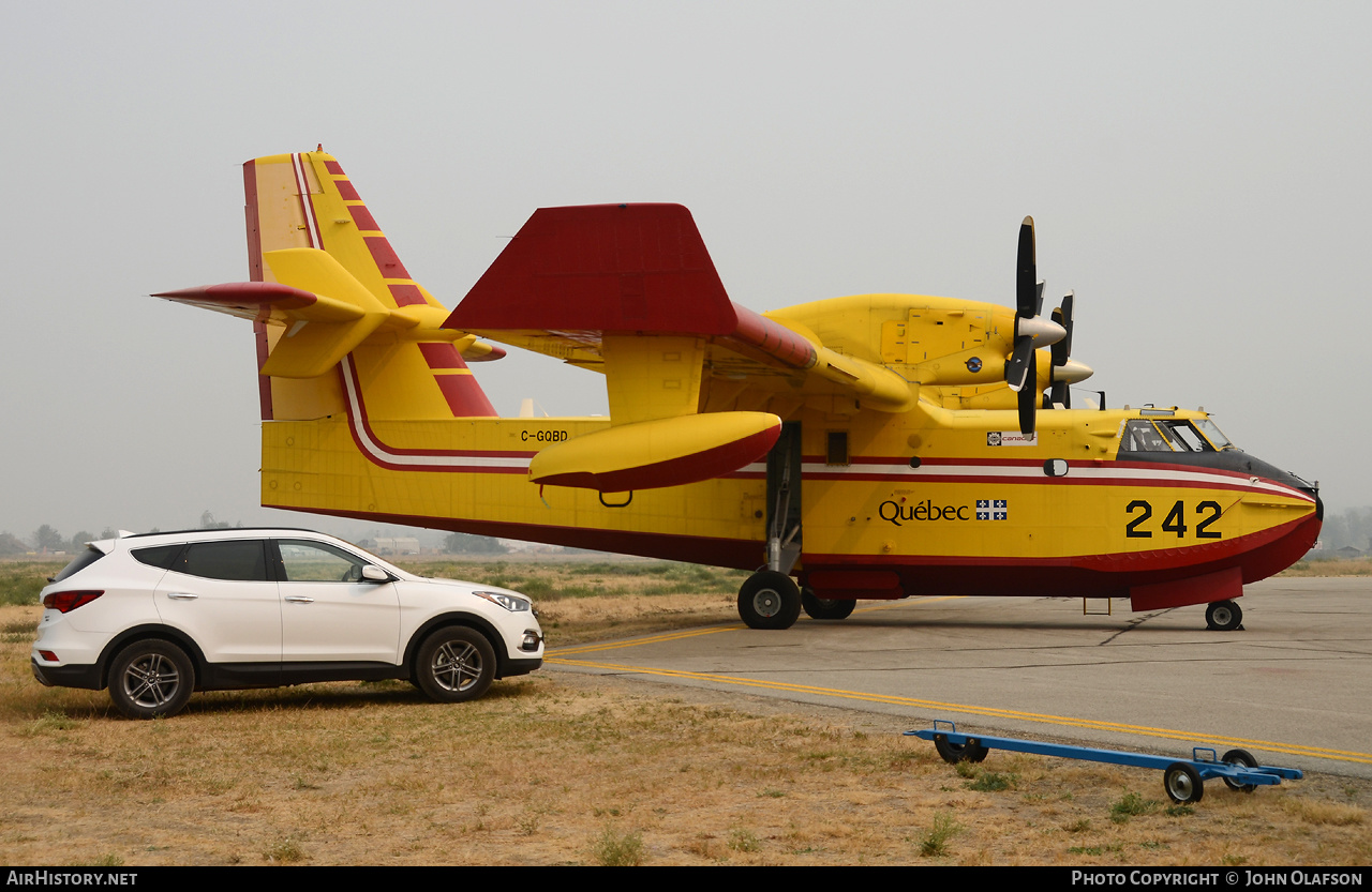 Aircraft Photo of C-GQBD | Canadair CL-415 (CL-215-6B11) | Gouvernement du Québec | AirHistory.net #250392