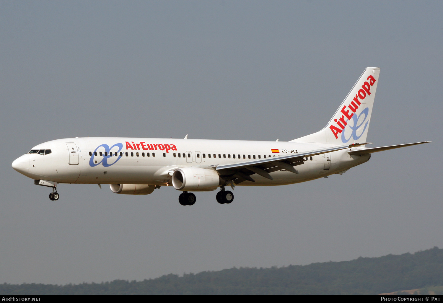 Aircraft Photo of EC-JKZ | Boeing 737-86N | Air Europa | AirHistory.net #250421