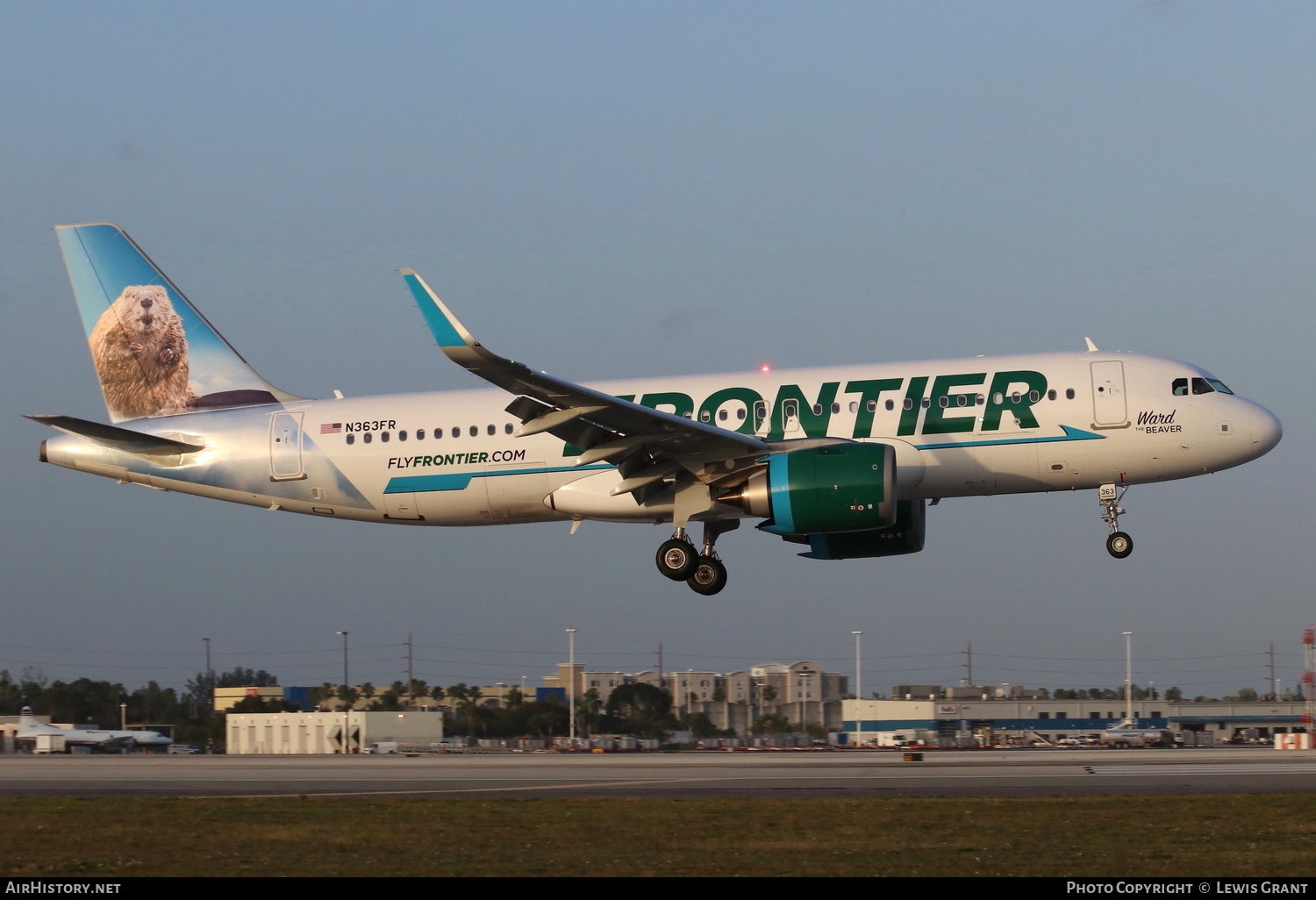 Aircraft Photo of N363FR | Airbus A320-251N | Frontier Airlines | AirHistory.net #250424
