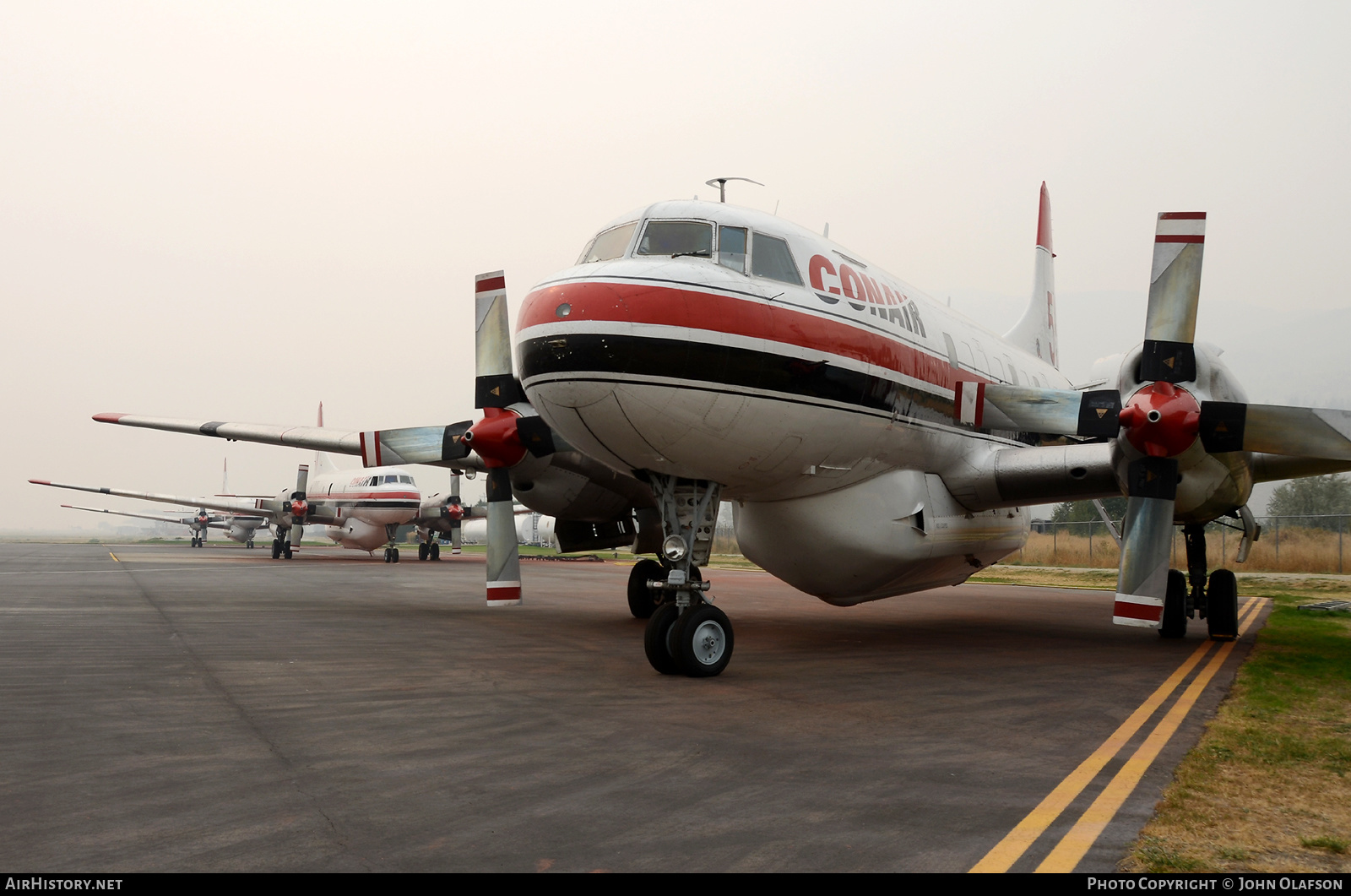 Aircraft Photo of C-FHKF | Convair 580/AT | Conair Aviation | AirHistory.net #250431