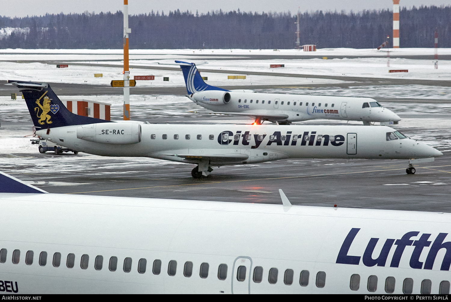 Aircraft Photo of SE-RAC | Embraer ERJ-145LR (EMB-145LR) | City Airline | AirHistory.net #250434