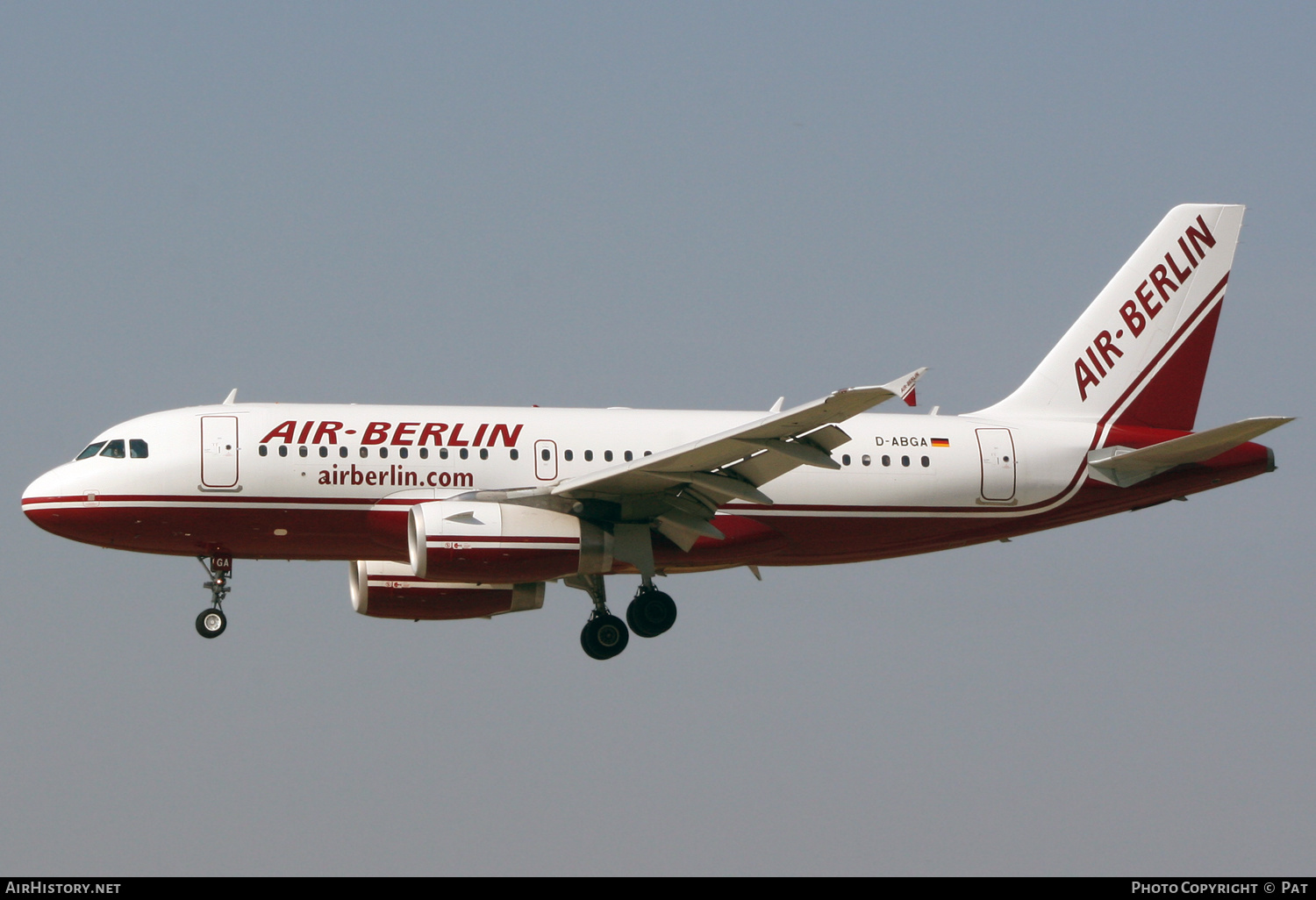 Aircraft Photo of D-ABGA | Airbus A319-132 | Air Berlin | AirHistory.net #250440