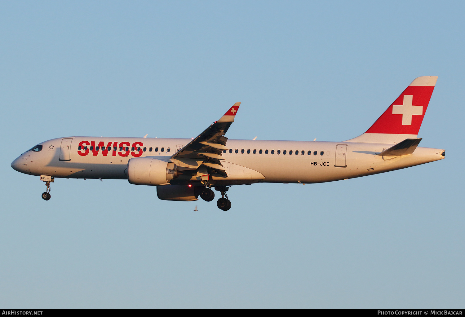 Aircraft Photo of HB-JCE | Bombardier CSeries CS300 (BD-500-1A11) | Swiss International Air Lines | AirHistory.net #250464