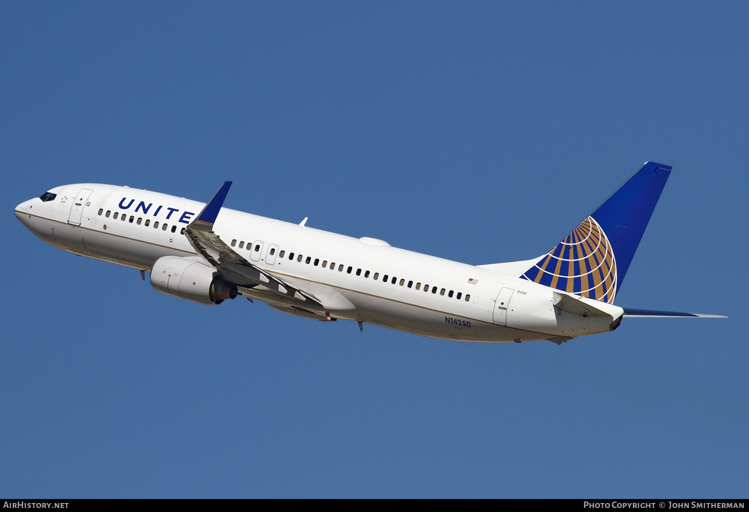 Aircraft Photo of N14250 | Boeing 737-824 | United Airlines | AirHistory.net #250473