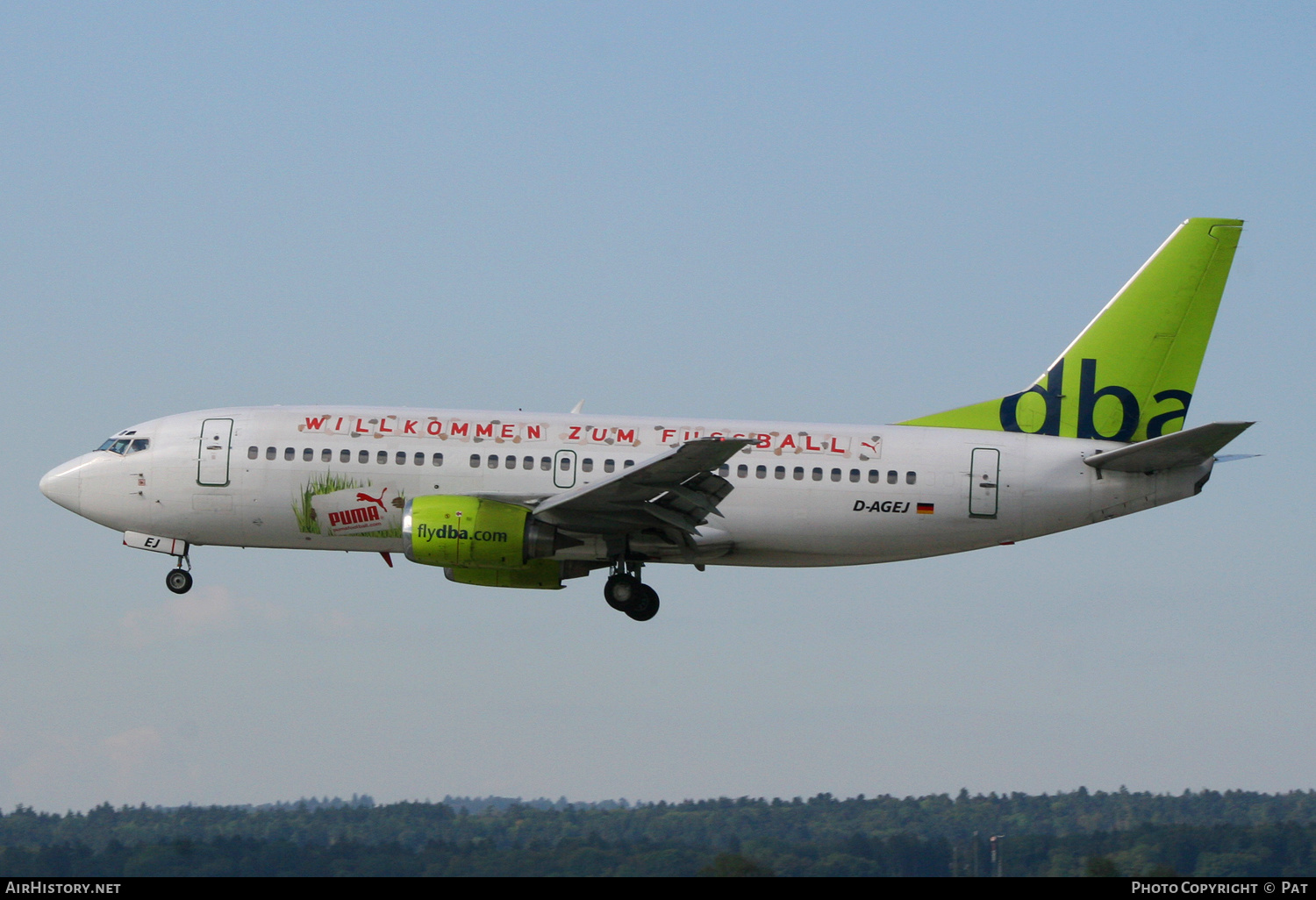 Aircraft Photo of D-AGEJ | Boeing 737-3L9 | DBA - Deutsche BA | AirHistory.net #250496