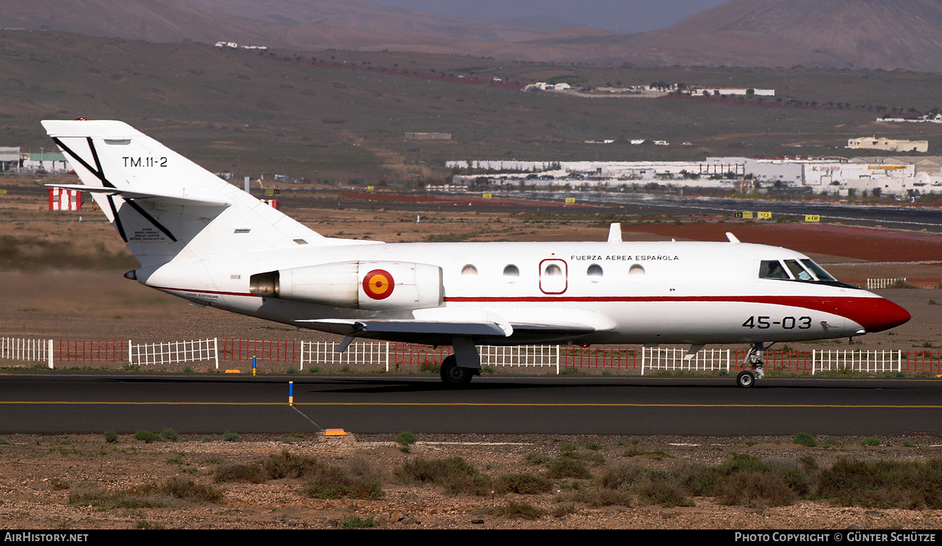 Aircraft Photo of TM11-2 | Dassault Falcon 20D | Spain - Air Force | AirHistory.net #250543
