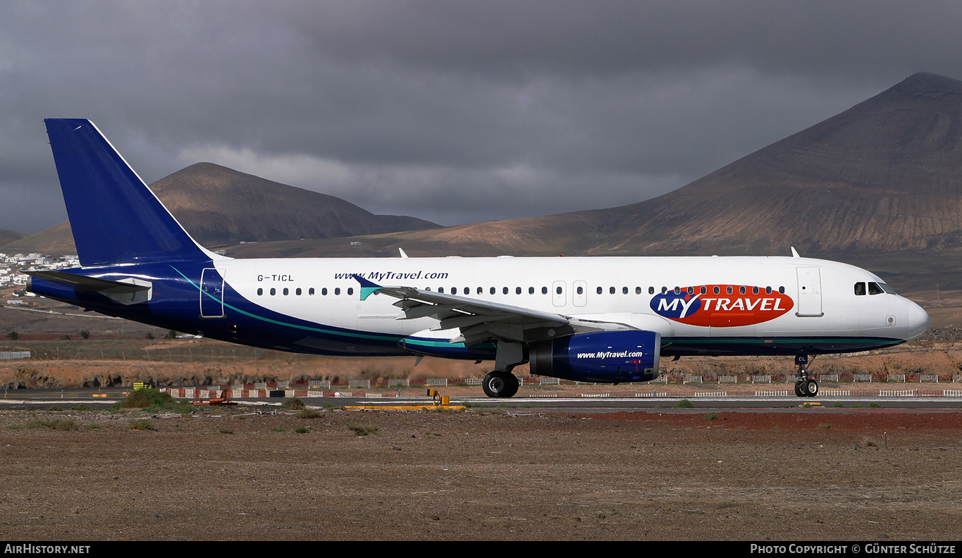 Aircraft Photo of G-TICL | Airbus A320-231 | MyTravel Airways | AirHistory.net #250562