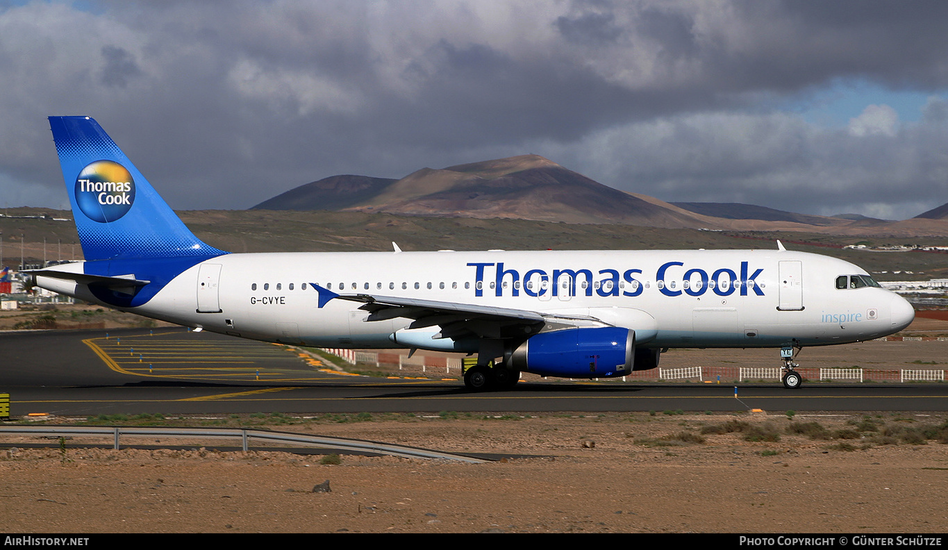 Aircraft Photo of G-CVYE | Airbus A320-231 | Thomas Cook Airlines | AirHistory.net #250565