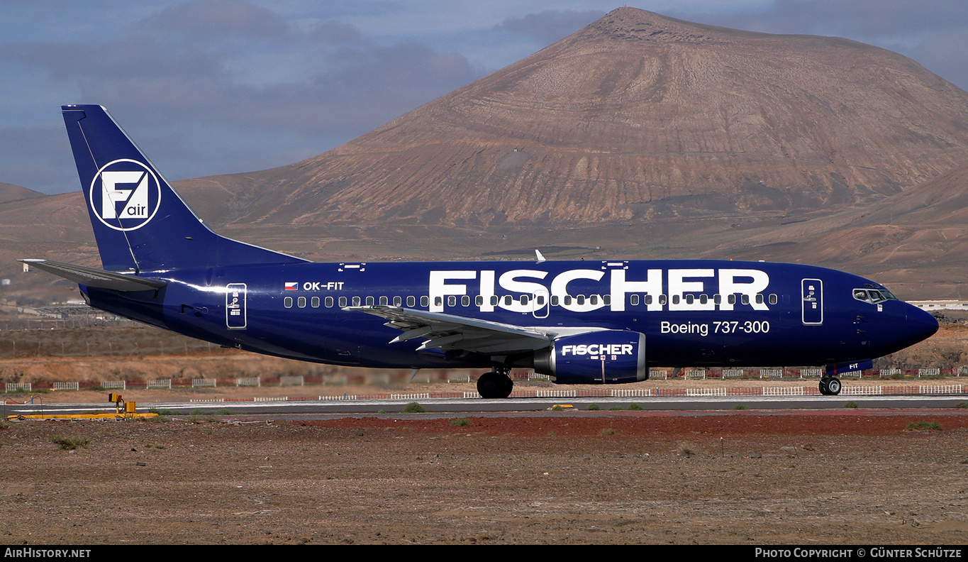 Aircraft Photo of OK-FIT | Boeing 737-36N | Fischer Air | AirHistory.net #250574