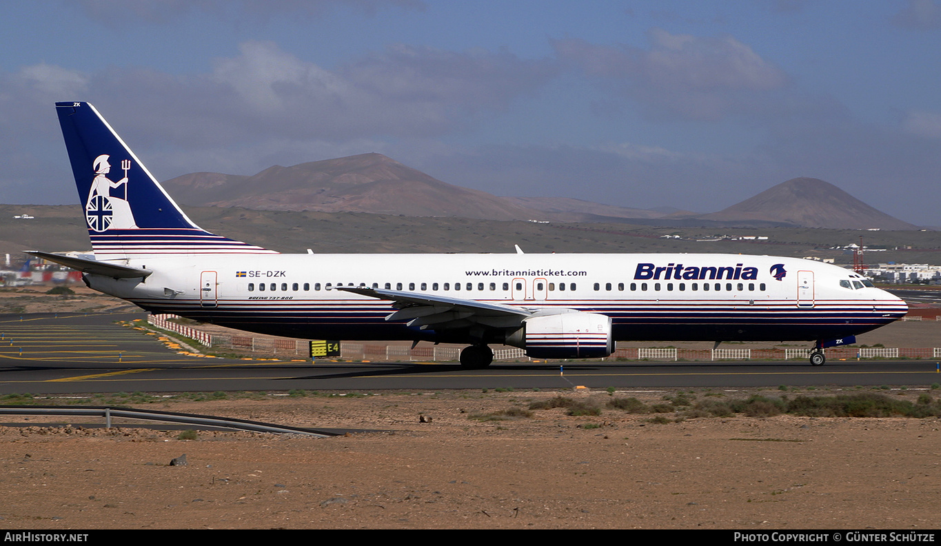 Aircraft Photo of SE-DZK | Boeing 737-804 | Britannia Nordic | AirHistory.net #250580