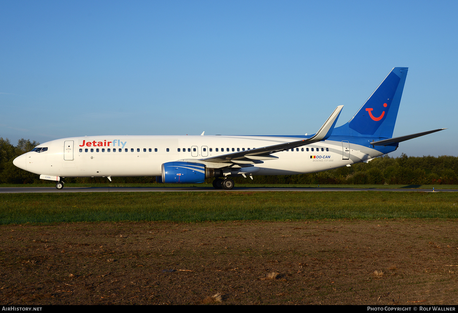 Aircraft Photo of OO-CAN | Boeing 737-8AS | Jetairfly | AirHistory.net #250615
