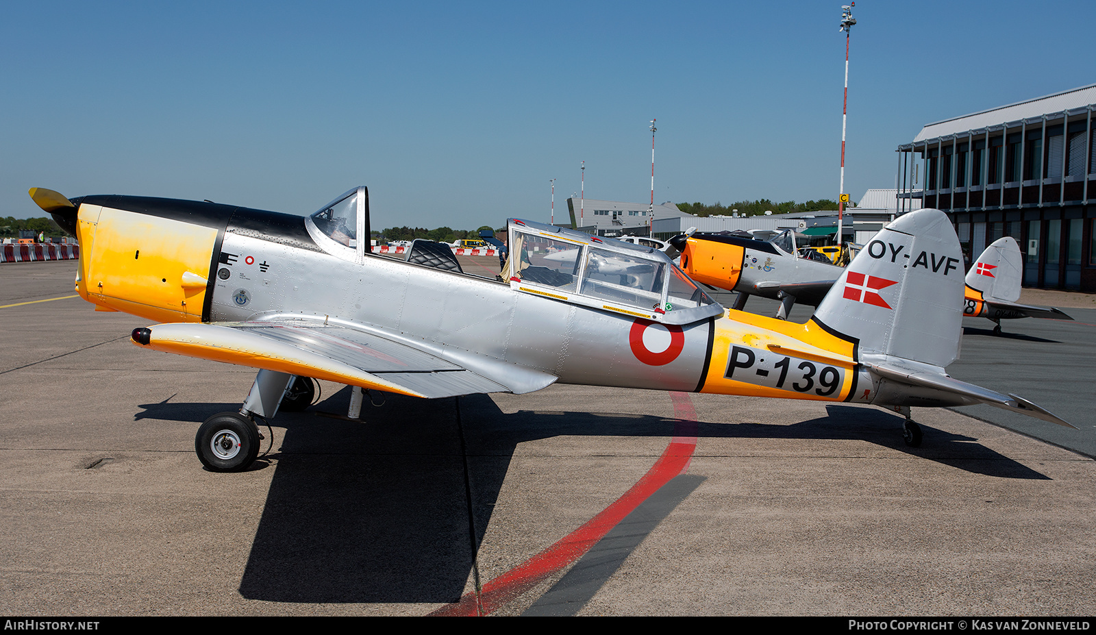 Aircraft Photo of OY-AVF / P-139 | De Havilland Canada DHC-1 Chipmunk Mk22 | Denmark - Air Force | AirHistory.net #250650