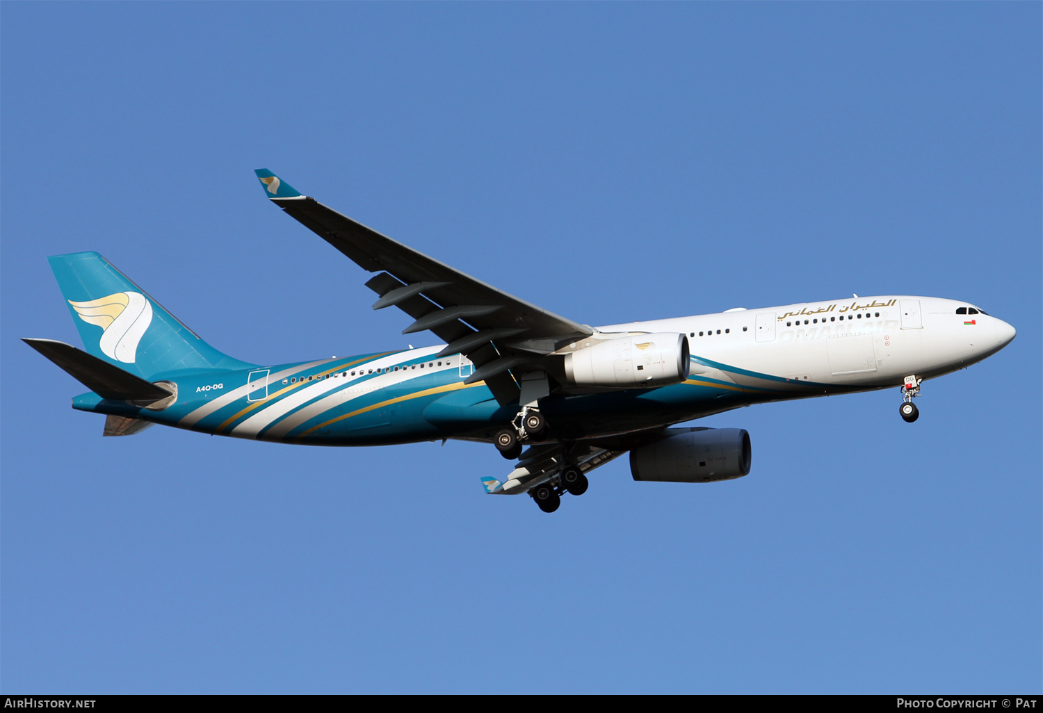 Aircraft Photo of A4O-DG | Airbus A330-243 | Oman Air | AirHistory.net #250679