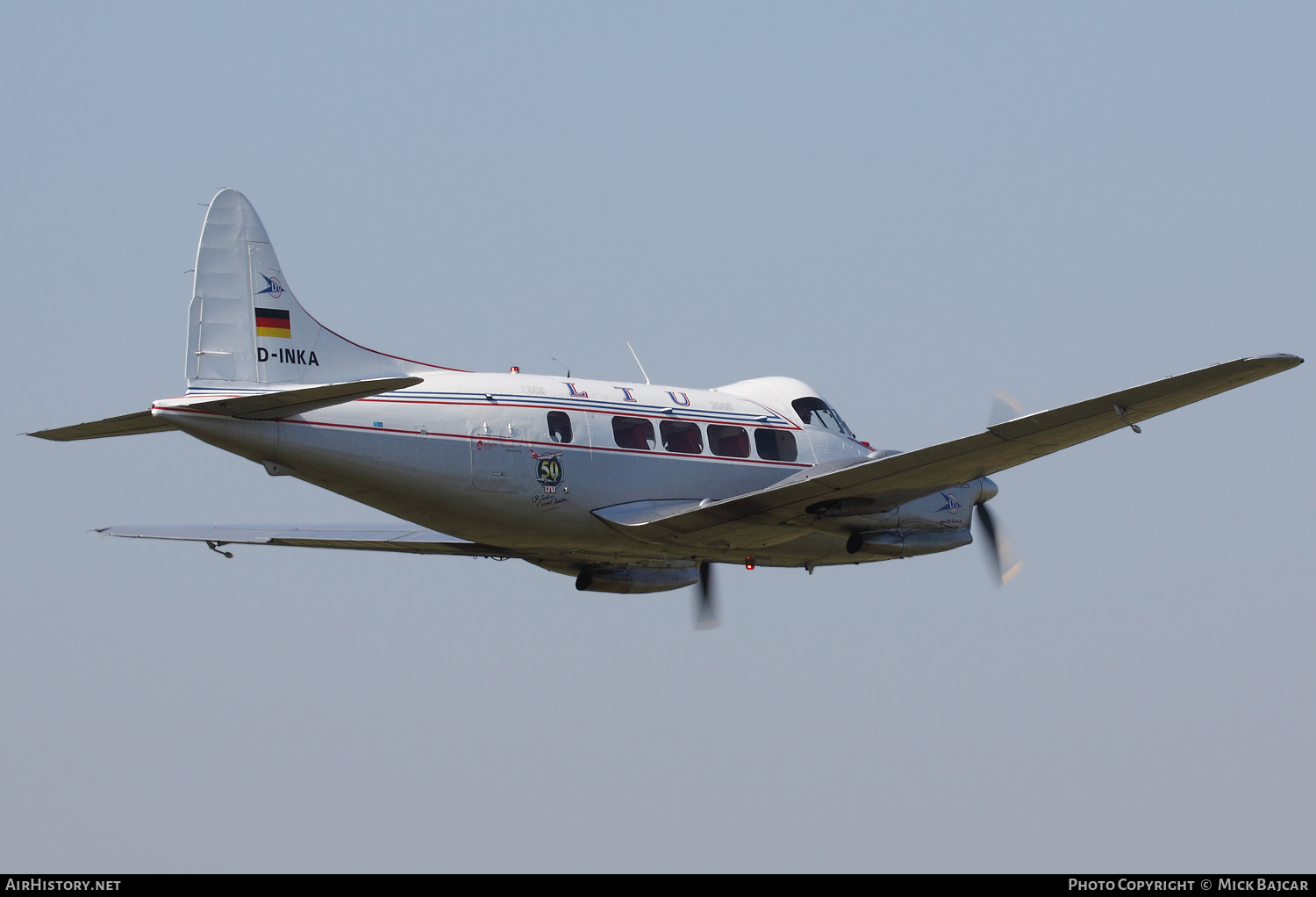 Aircraft Photo of D-INKA | De Havilland D.H. 104 Dove 8 | LTU - Lufttransport-Unternehmen | AirHistory.net #250687