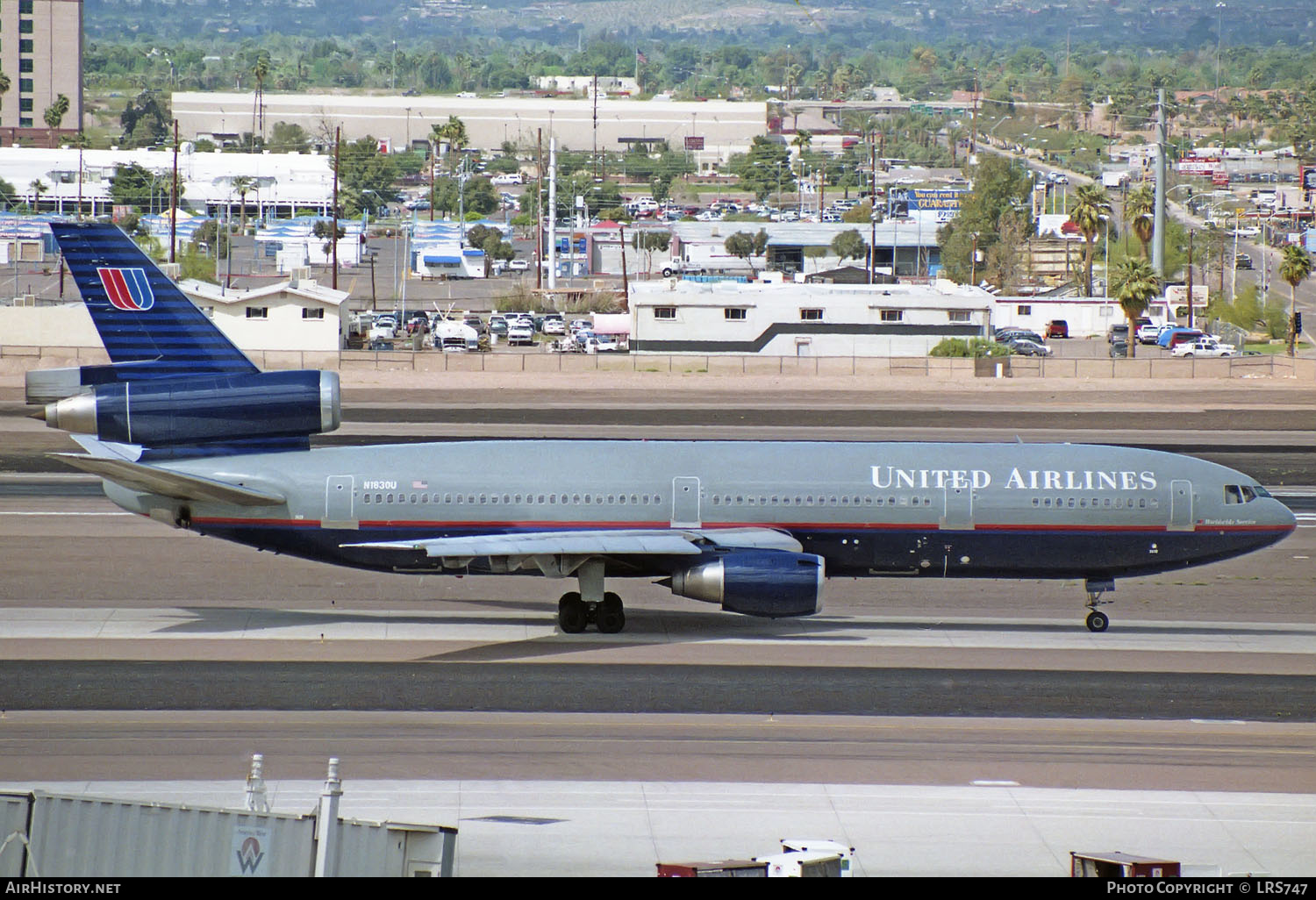 Aircraft Photo of N1830U | McDonnell Douglas DC-10-10 | United Airlines | AirHistory.net #250700