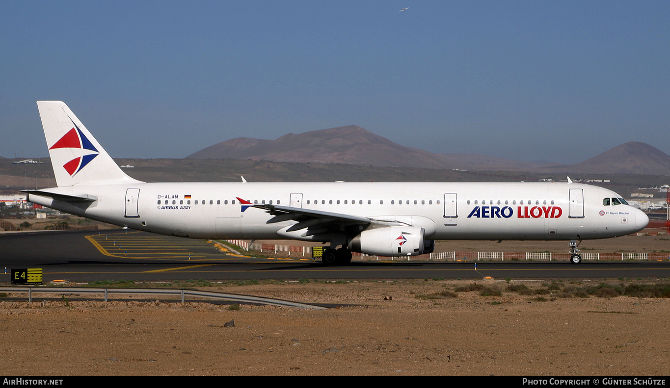 Aircraft Photo of D-ALAM | Airbus A321-231 | Aero Lloyd | AirHistory.net #250712
