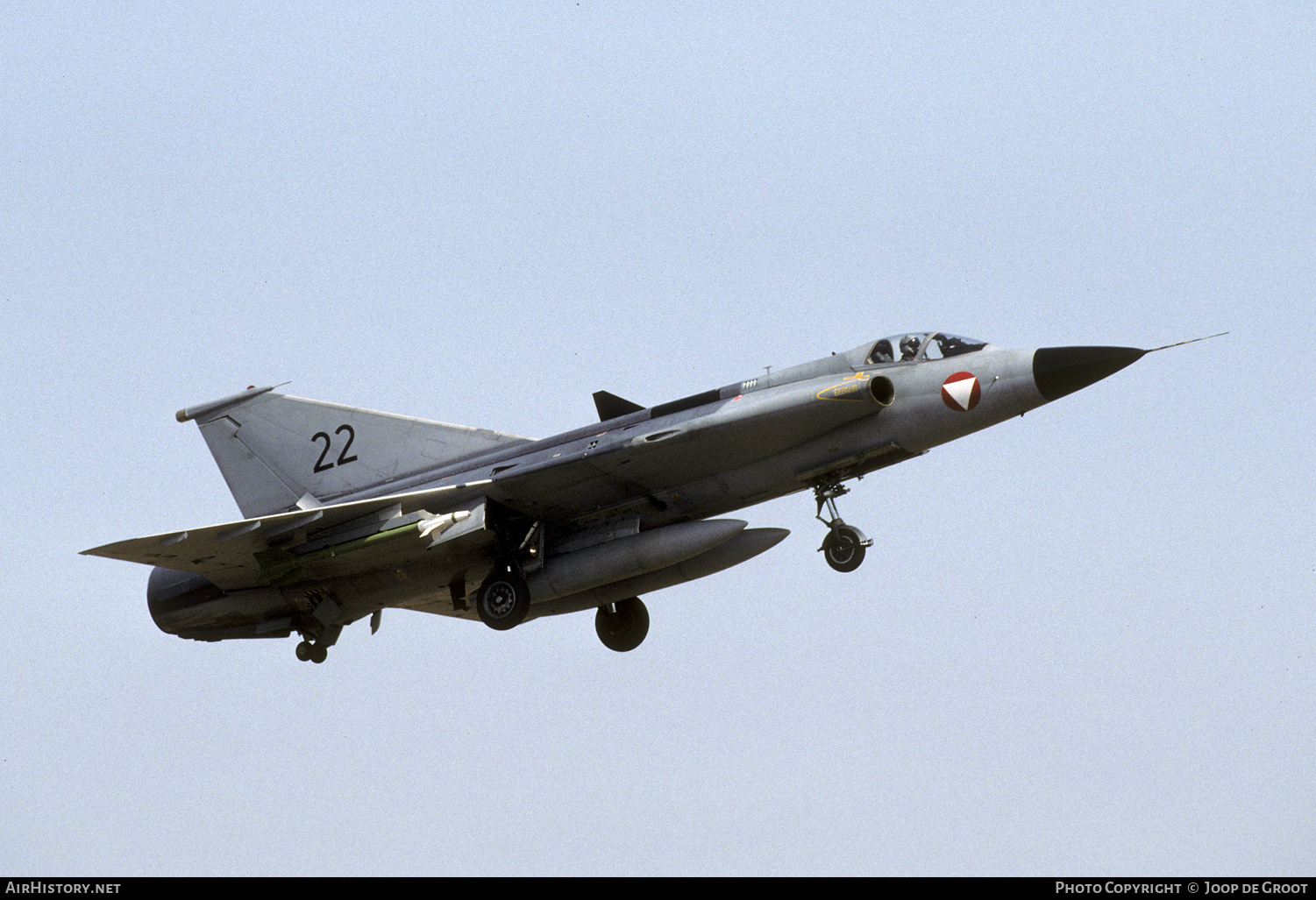 Aircraft Photo of 22 | Saab J35Oe Draken | Austria - Air Force | AirHistory.net #250715