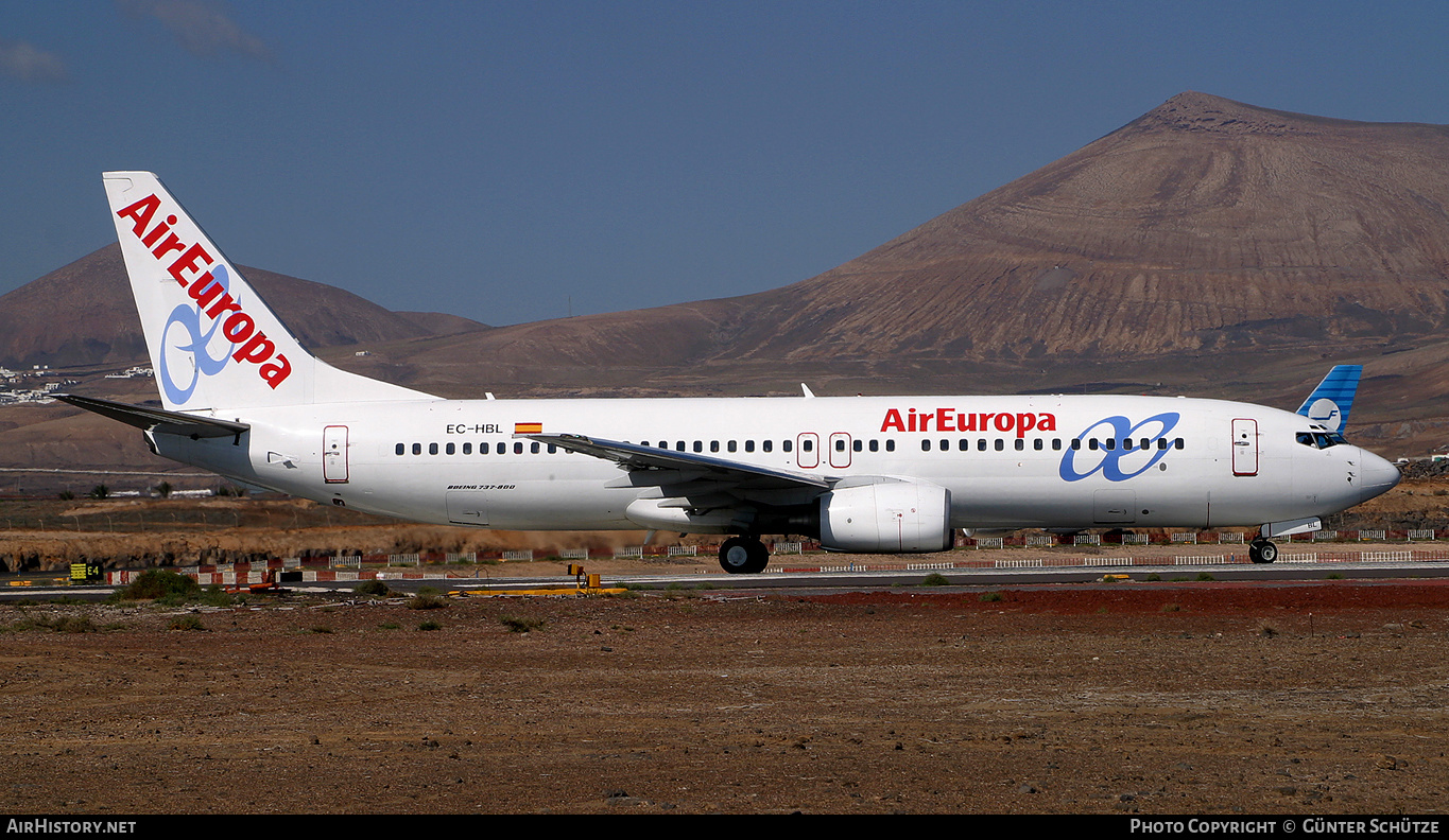 Aircraft Photo of EC-HBL | Boeing 737-85P | Air Europa | AirHistory.net #250717