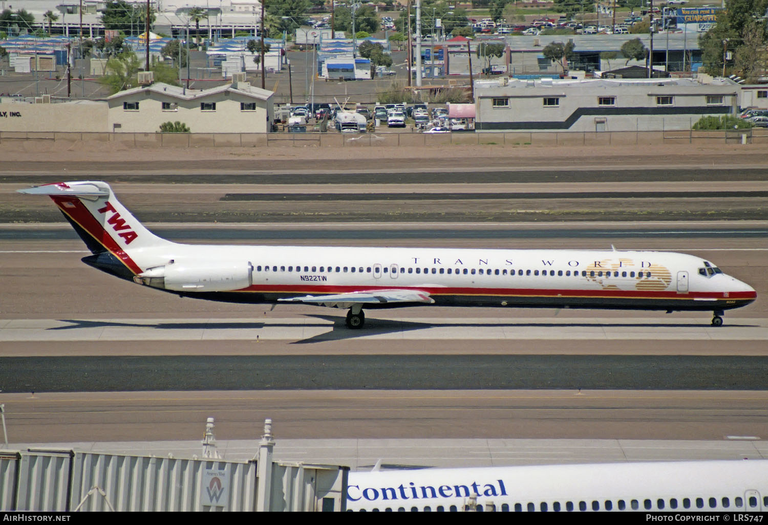 Aircraft Photo of N922TW | McDonnell Douglas MD-81 (DC-9-81) | Trans World Airlines - TWA | AirHistory.net #250722