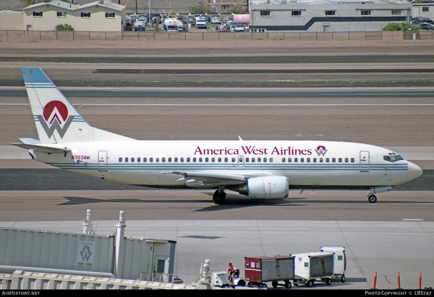 Aircraft Photo of N303AW | Boeing 737-3G7 | America West Airlines | AirHistory.net #250724