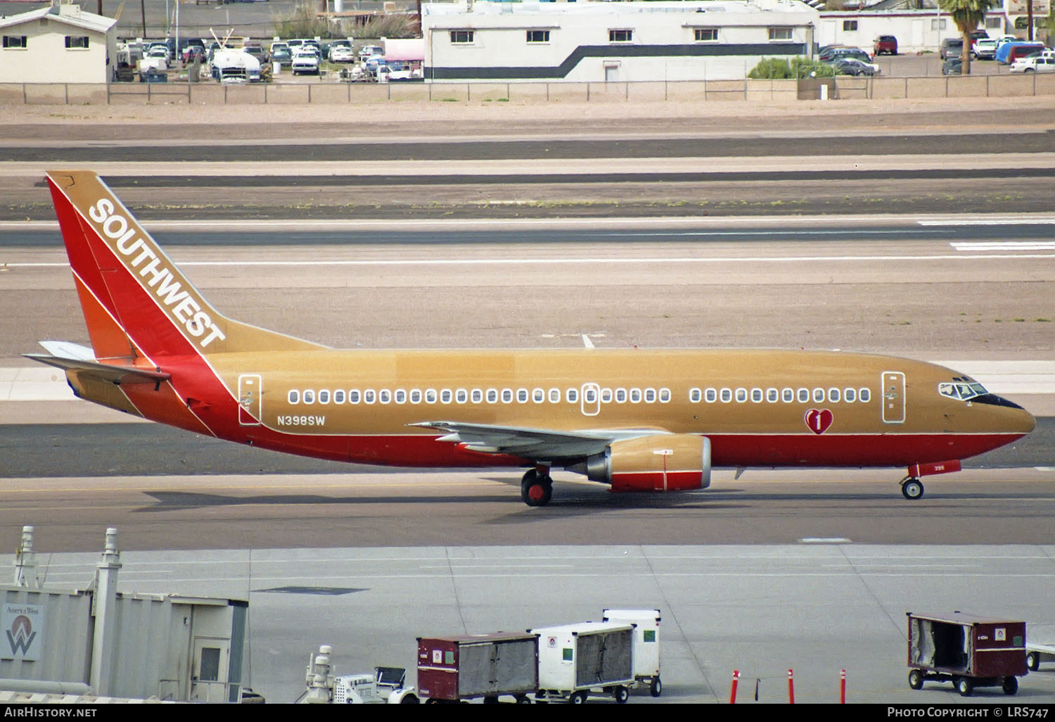 Aircraft Photo of N398SW | Boeing 737-3H4 | Southwest Airlines | AirHistory.net #250728