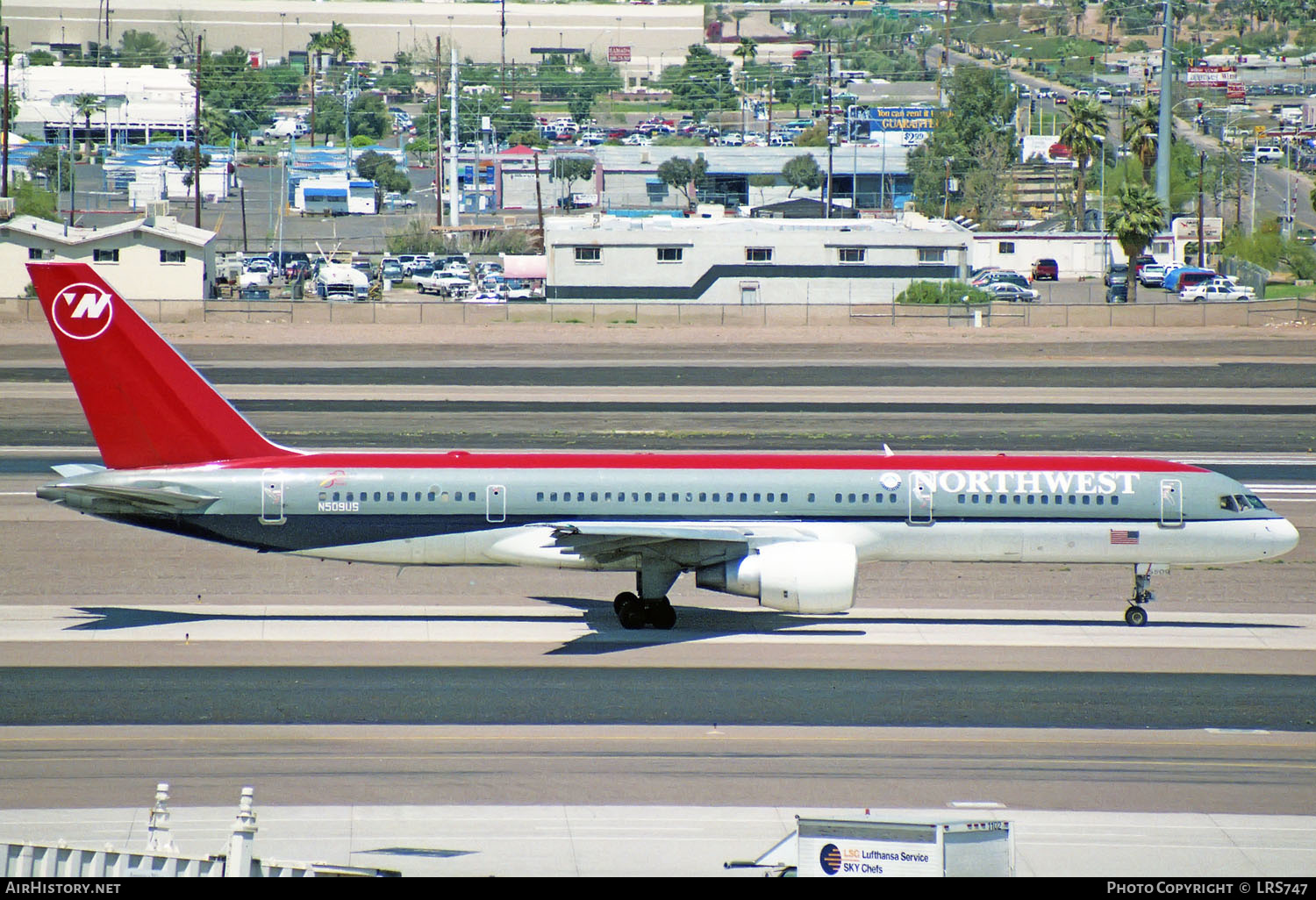 Aircraft Photo of N509US | Boeing 757-251 | Northwest Airlines | AirHistory.net #250731