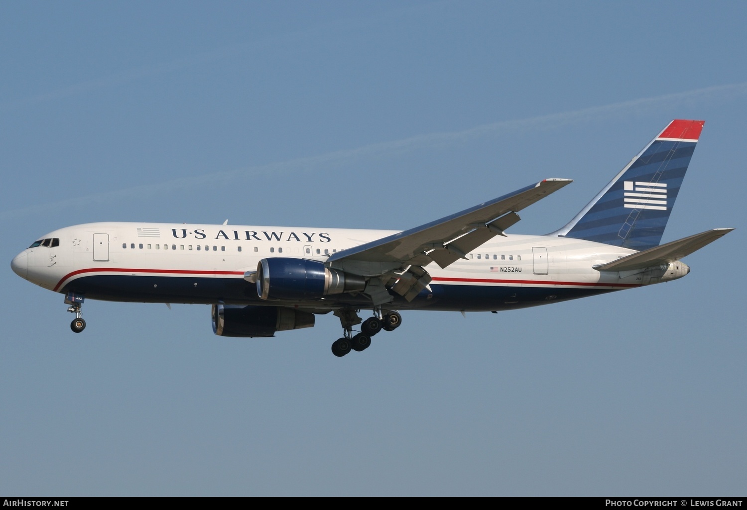 Aircraft Photo of N252AU | Boeing 767-2B7/ER | US Airways | AirHistory.net #250733