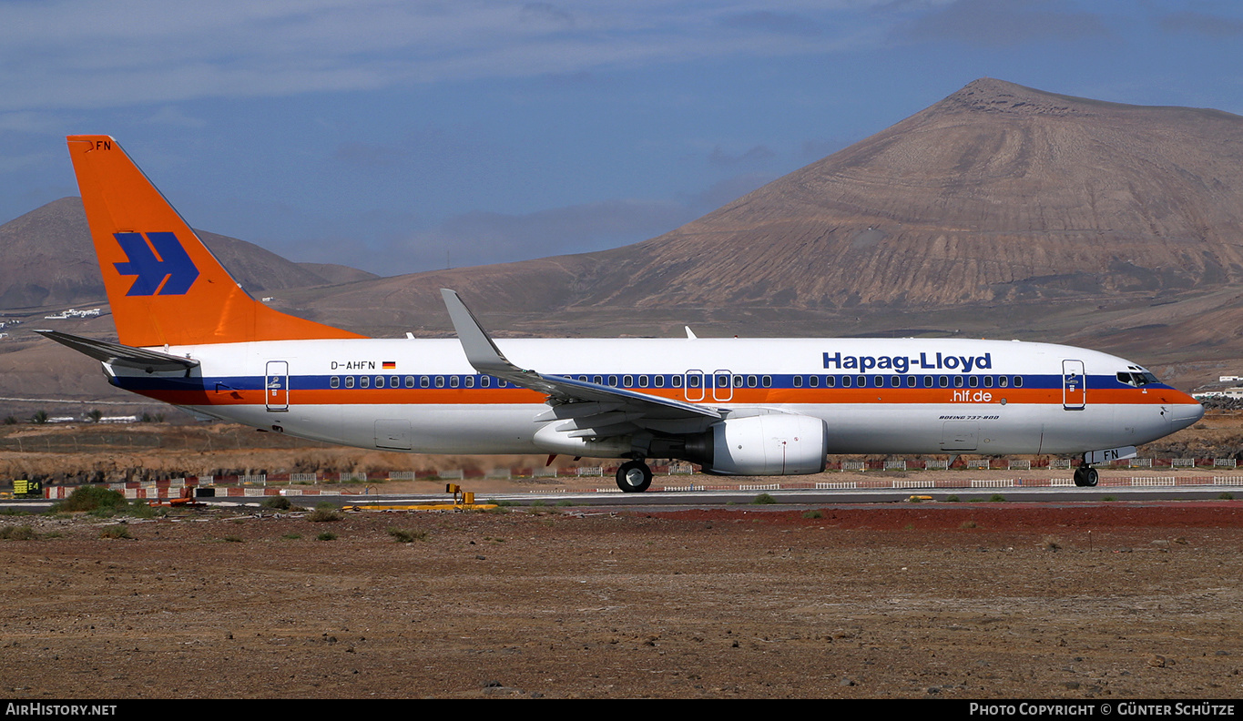 Aircraft Photo of D-AHFN | Boeing 737-8K5 | Hapag-Lloyd | AirHistory.net #250734