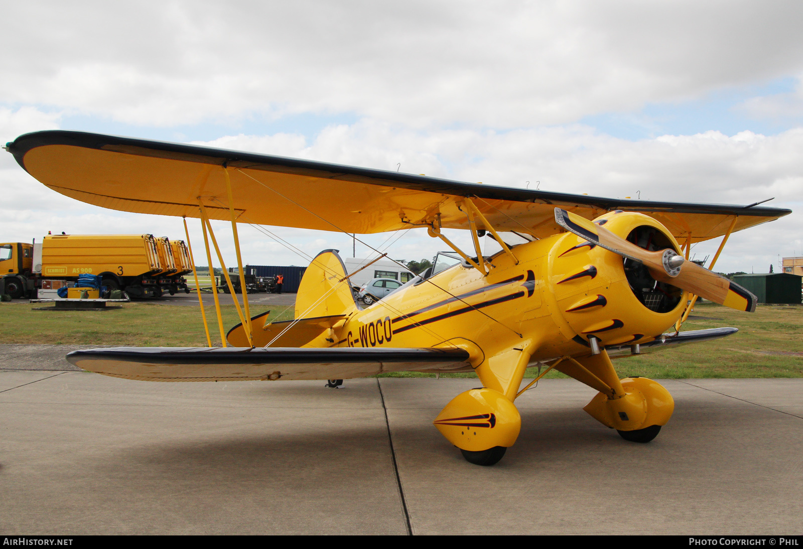 Aircraft Photo of G-WOCO | Waco YMF-5C | AirHistory.net #250748