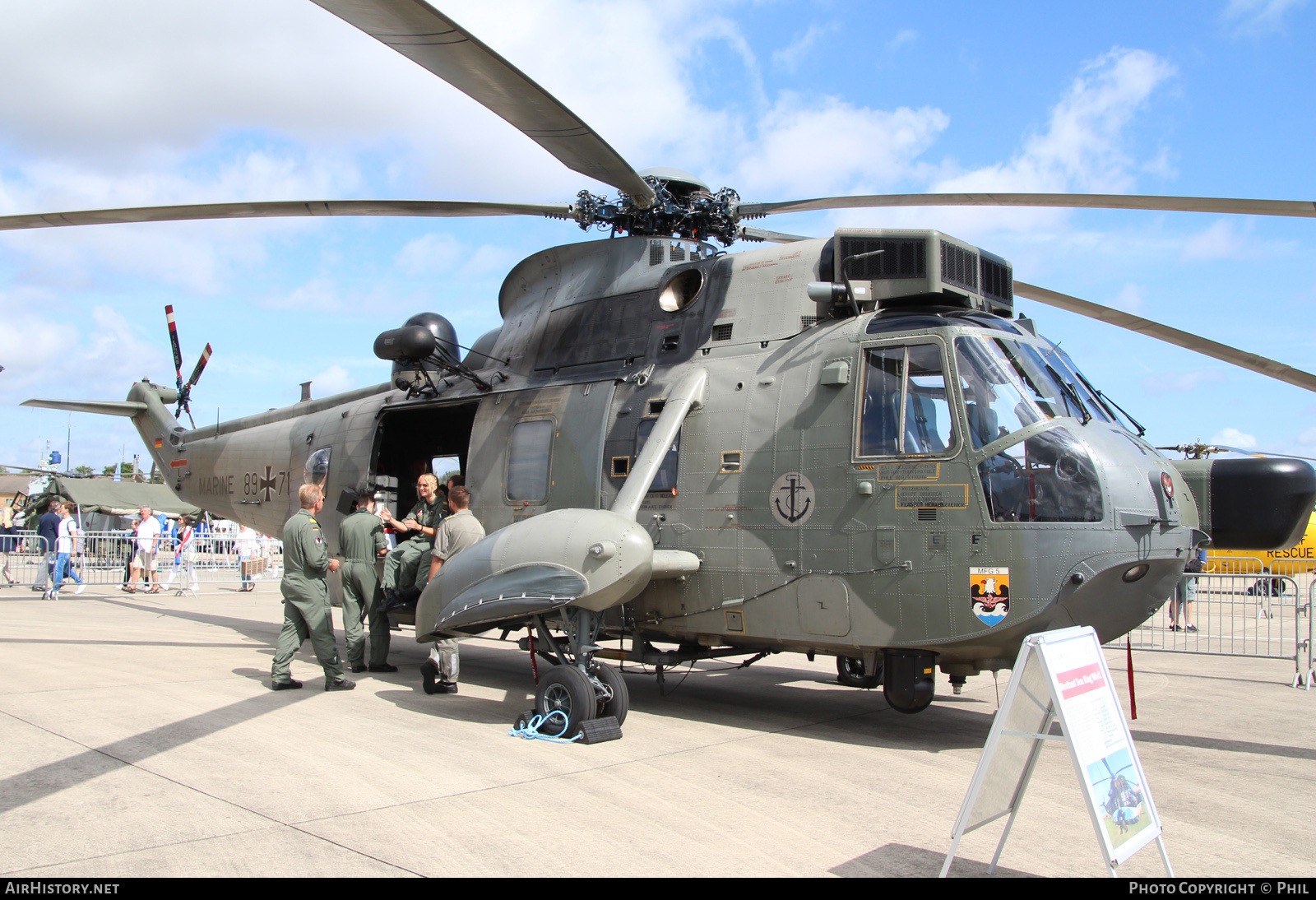 Aircraft Photo of 8971 | Westland WS-61 Sea King Mk41 | Germany - Navy | AirHistory.net #250755