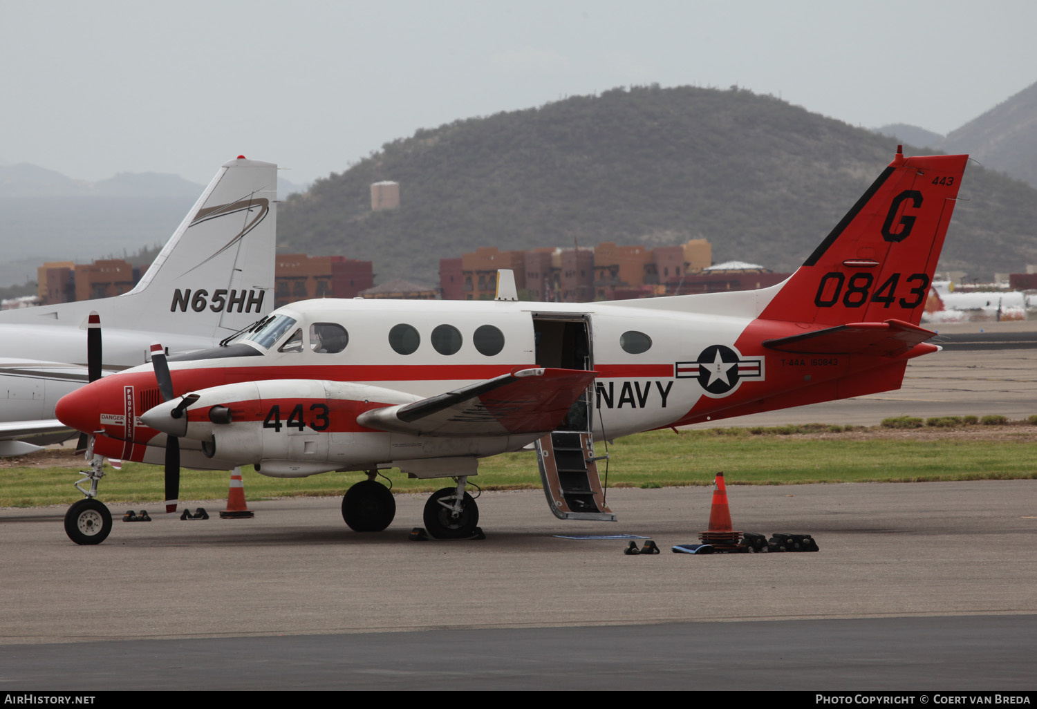 Aircraft Photo of 160843 / 0843 | Beech T-44A Pegasus | USA - Navy | AirHistory.net #250770