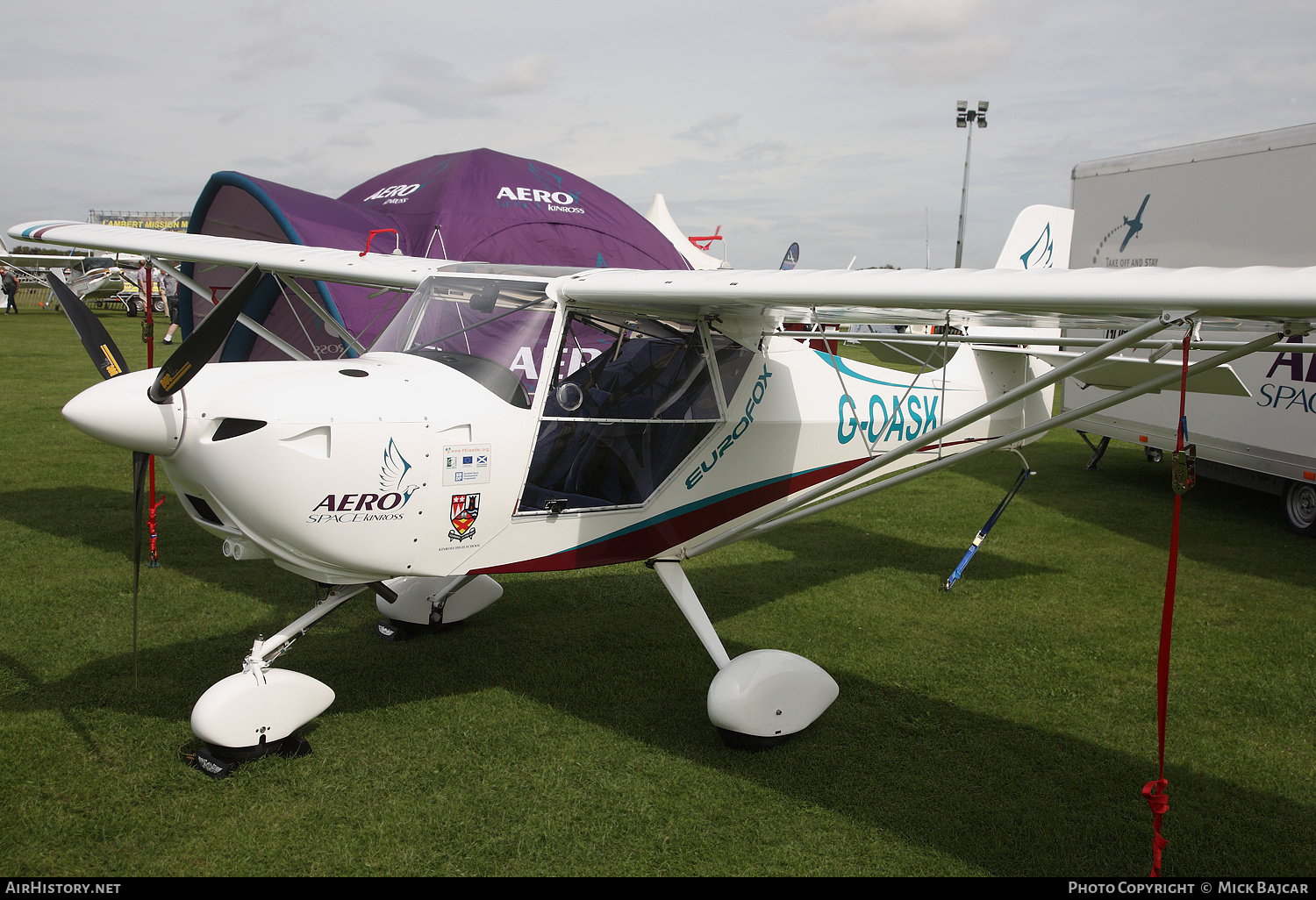 Aircraft Photo of G-OASK | Aeropro Eurofox 912(S) | Aerospace Kinross | AirHistory.net #250811