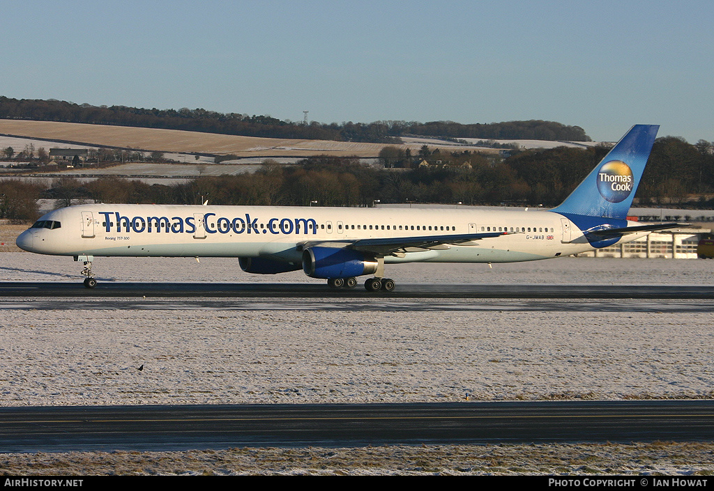 Aircraft Photo of G-JMAB | Boeing 757-3CQ | Thomas Cook Airlines | AirHistory.net #250822
