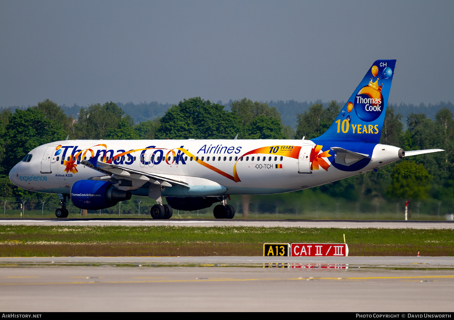 Aircraft Photo of OO-TCH | Airbus A320-214 | Thomas Cook Airlines | AirHistory.net #250824