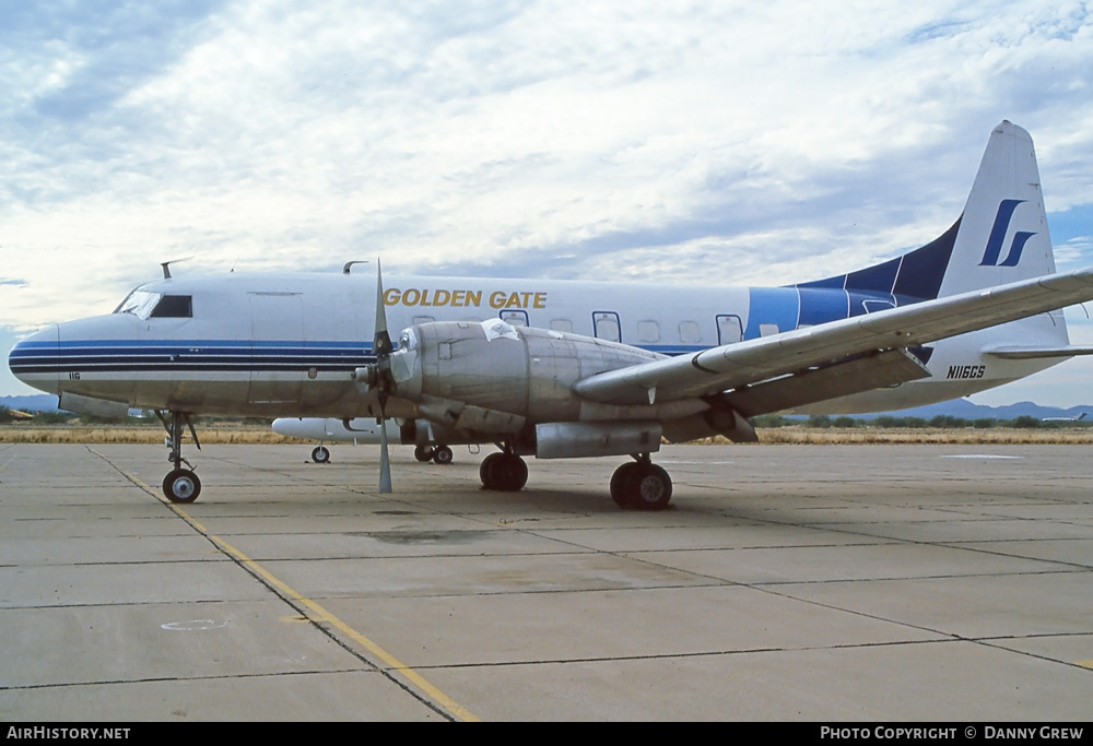 Aircraft Photo of N116GS | Convair 580 | Golden Gate Airlines | AirHistory.net #250826