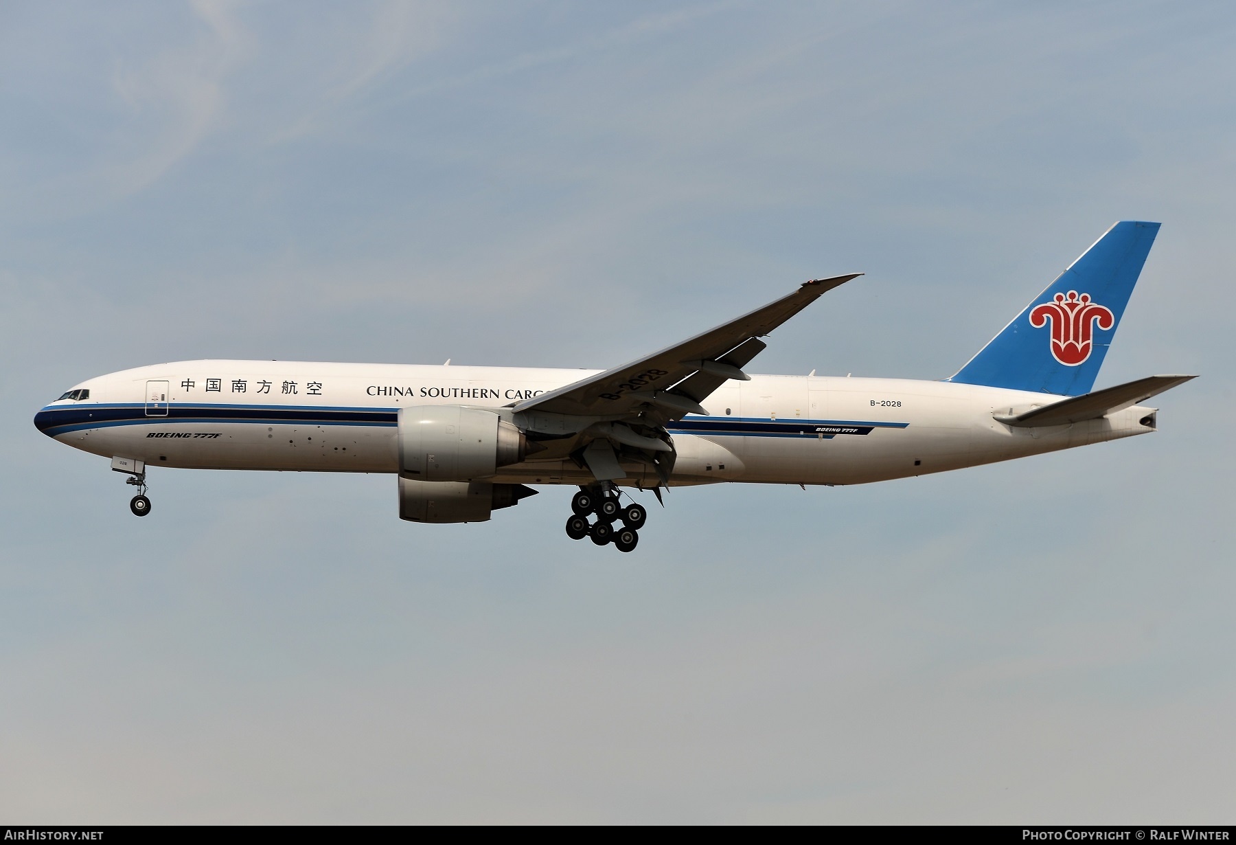 Aircraft Photo of B-2028 | Boeing 777-F1B | China Southern Airlines Cargo | AirHistory.net #250831