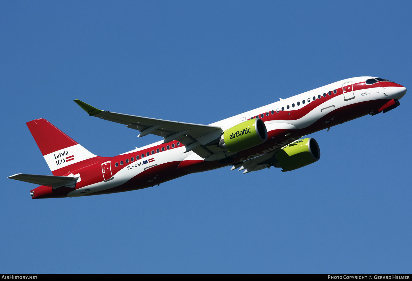 Aircraft Photo of YL-CSL | Airbus A220-371 (BD-500-1A11) | AirBaltic | AirHistory.net #250836