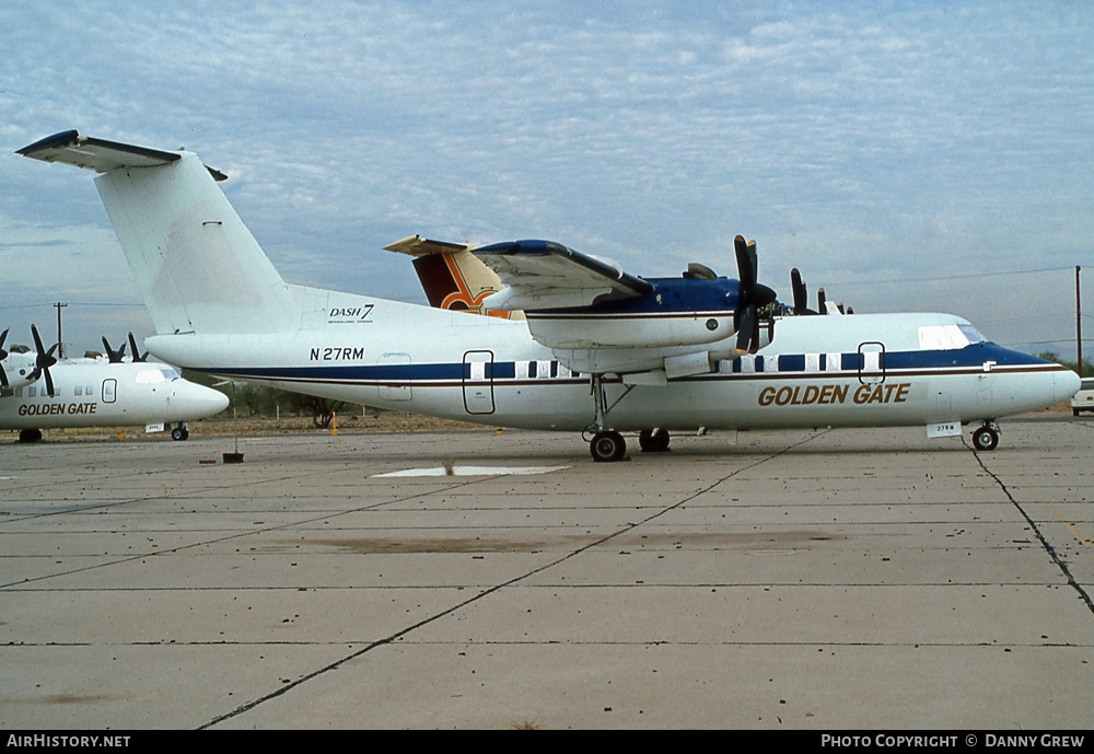 Aircraft Photo of N27RM | De Havilland Canada DHC-7-102 Dash 7 | Golden Gate Airlines | AirHistory.net #250851