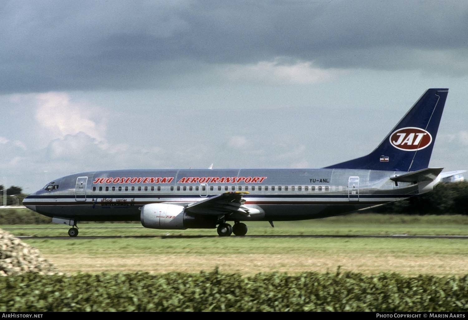 Aircraft Photo of YU-ANL | Boeing 737-3H9 | JAT Yugoslav Airlines - Jugoslovenski Aerotransport | AirHistory.net #250861