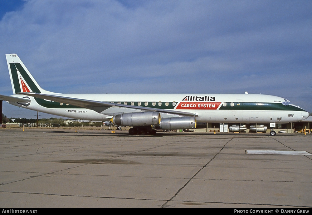 Aircraft Photo of I-DIWQ | McDonnell Douglas DC-8-62CF | Alitalia Cargo System | AirHistory.net #250885