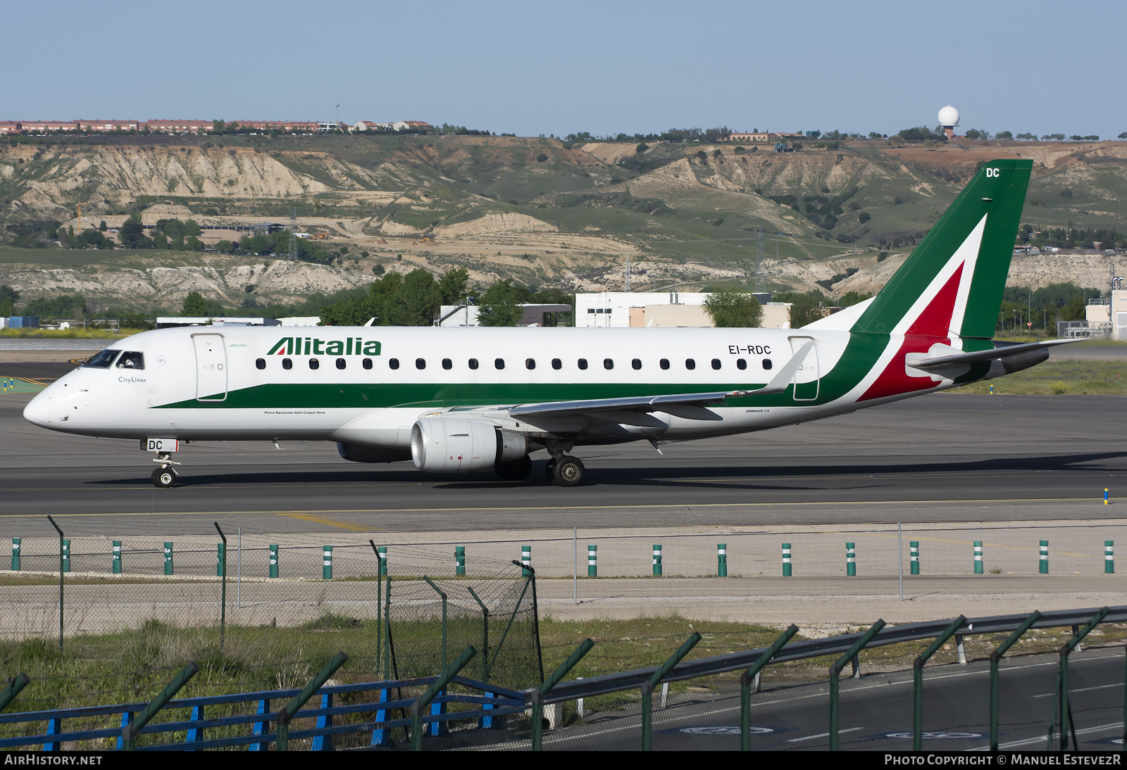 Aircraft Photo of EI-RDC | Embraer 175STD (ERJ-170-200STD) | Alitalia CityLiner | AirHistory.net #250918