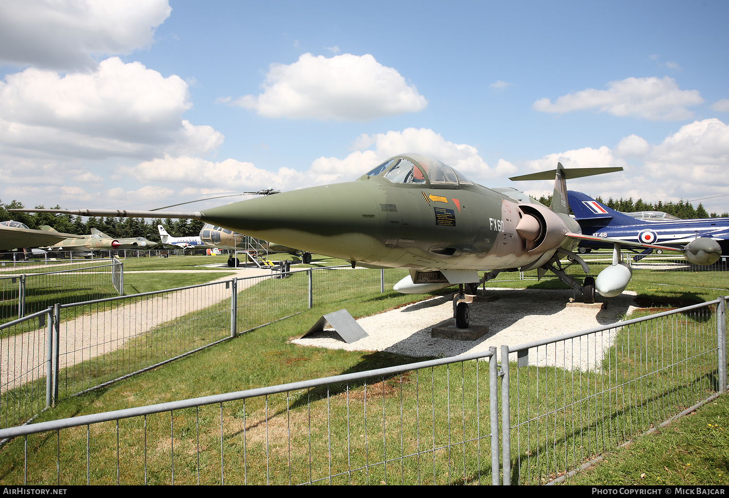 Aircraft Photo of FX60 | Lockheed F-104G Starfighter | Belgium - Air Force | AirHistory.net #250931